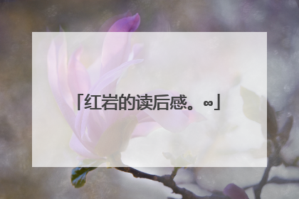 红岩的读后感。∞