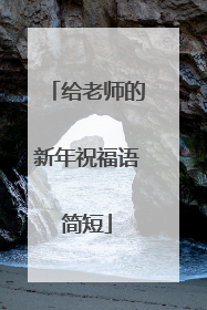 给老师的新年祝福语简短