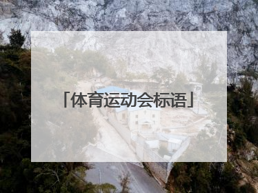 体育运动会标语