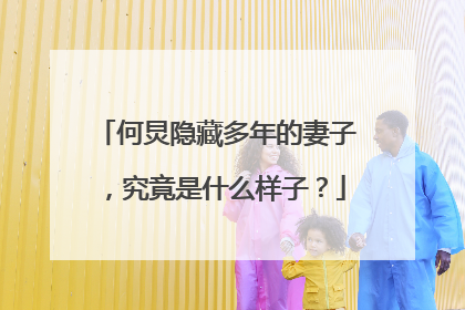 何炅隐藏多年的妻子,究竟是什么样子?