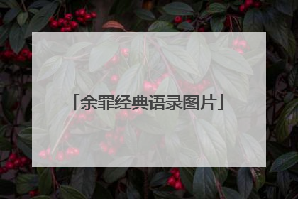 余罪经典语录图片