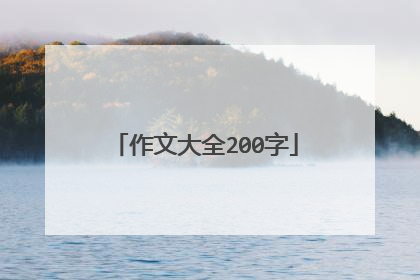 作文大全200字