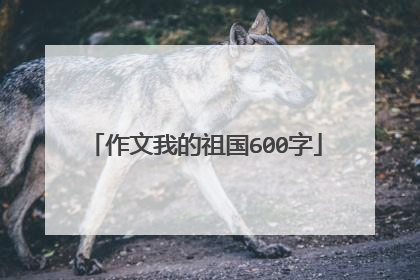 作文我的祖国600字