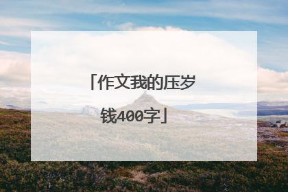 作文我的压岁钱400字