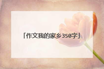 作文我的家乡350字