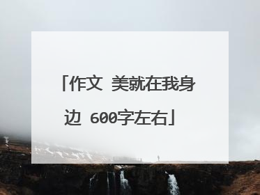 作文 美就在我身边 600字左右