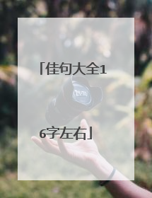 佳句大全16字左右