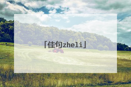 佳句zheli