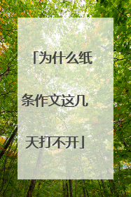 为什么纸条作文这几天打不开
