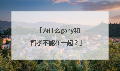 为什么gary和智孝不能在一起？