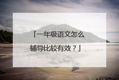 一年级语文怎么辅导比较有效？