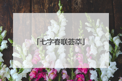 七字春联荟萃