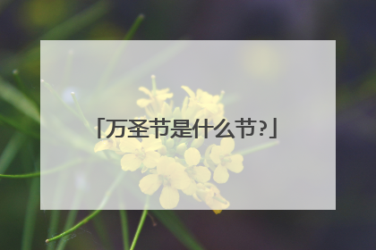 万圣节是什么节?