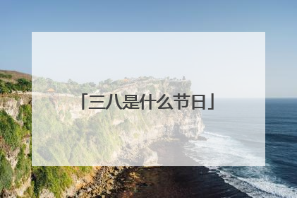 三八是什么节日