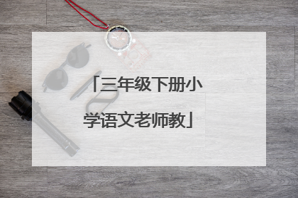 三年级下册小学语文老师教