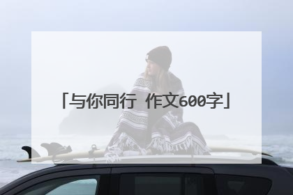 与你同行 作文600字