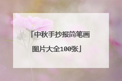 中秋手抄报简笔画图片大全100张