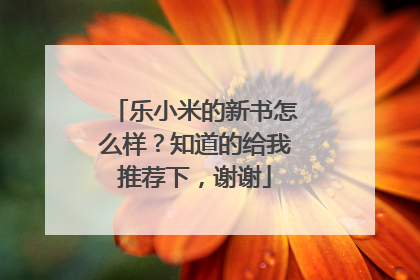 乐小米的新书怎么样?知道的给我推荐下,谢谢