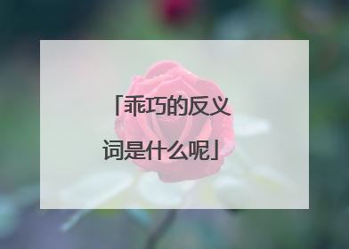 乖巧的反义词是什么呢