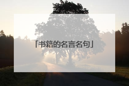 书籍的名言名句