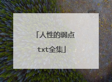人性的弱点txt全集