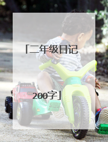 二年级日记200字