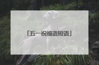 五一祝福语短语