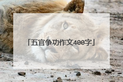 五官争功作文400字