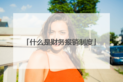 什么是财务报销制度