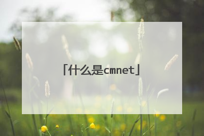 什么是cmnet