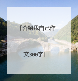 介绍我自己作文300字