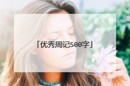 优秀周记500字