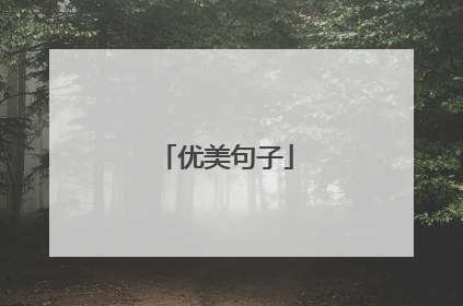 优美句子