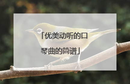 优美动听的口琴曲的简谱