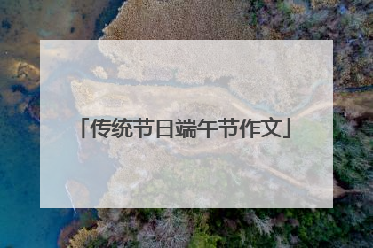 传统节日端午节作文