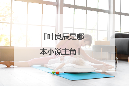叶良辰是哪本小说主角