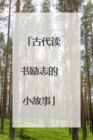 古代读书励志的小故事