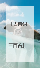 古诗词三百首
