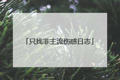 只找非主流伤感日志