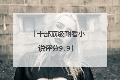 十部顶级耐看小说评分9.9