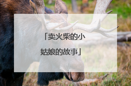 卖火柴的小姑娘的故事