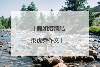 假如疫情结束优秀作文