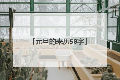 元旦的来历50字