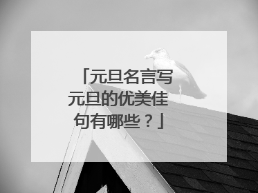 元旦名言写元旦的优美佳句有哪些?