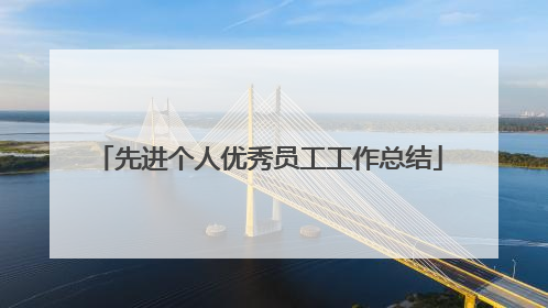 先进个人优秀员工工作总结