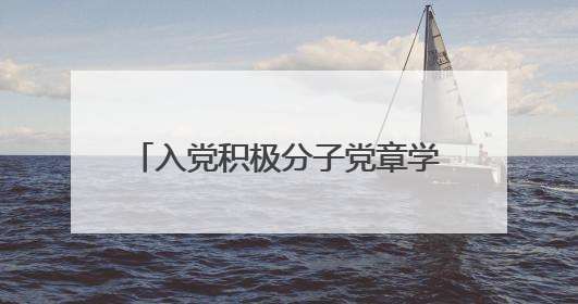 入党积极分子党章学习心得体会_入党积极分子学习党章感悟