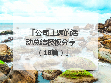 公司主题的活动总结模板分享(10篇)