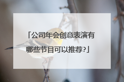 公司年会创意表演有哪些节目可以推荐?