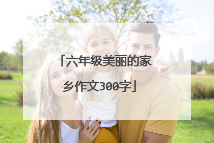 六年级美丽的家乡作文300字