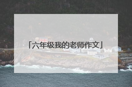 六年级我的老师作文